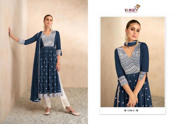 Vamika Aadhira Vol 4 Designer Kurti With Bottom Dupatta Collection